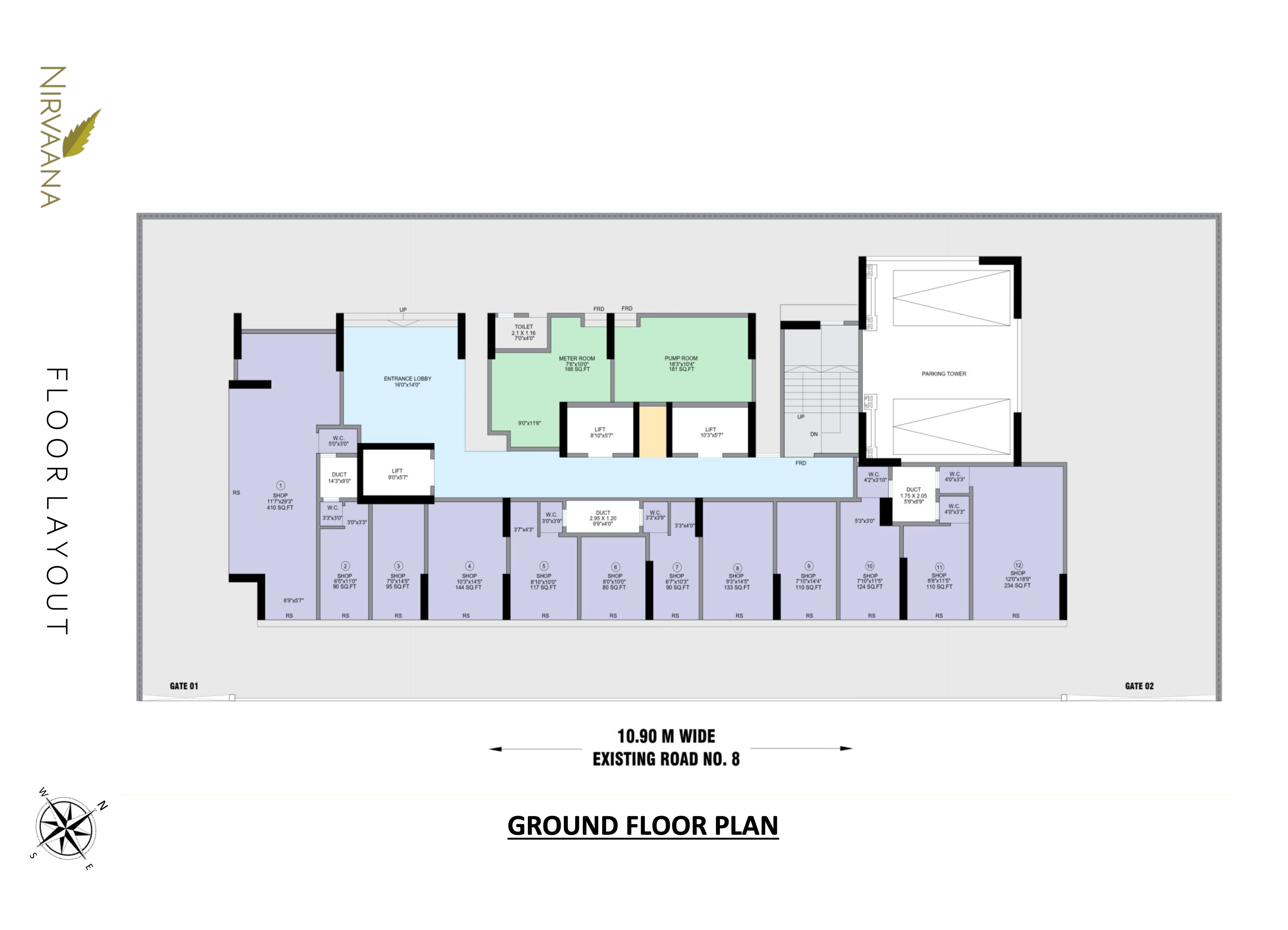 Nirvaana Solitaire, Chembur — floor plan 1