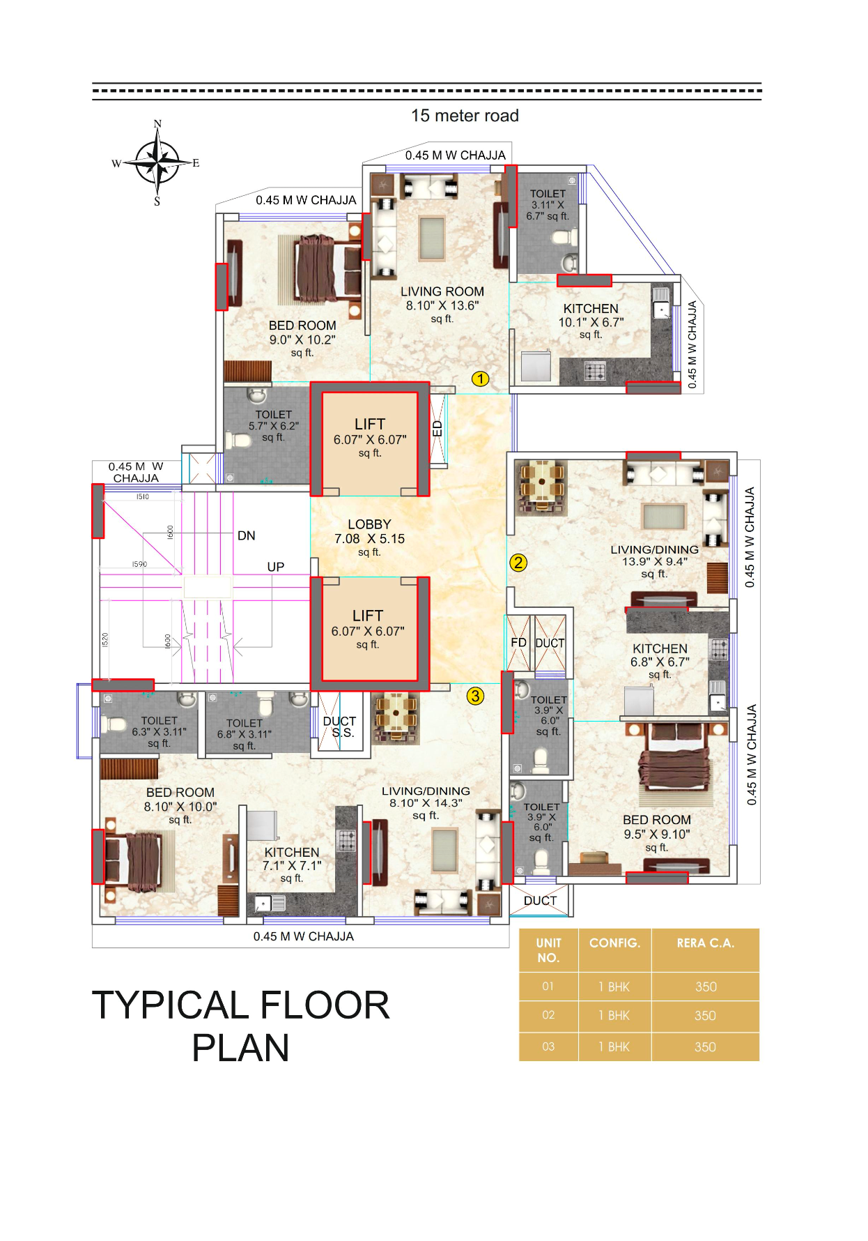 Safal Adinath, Chembur — floor plan 1
