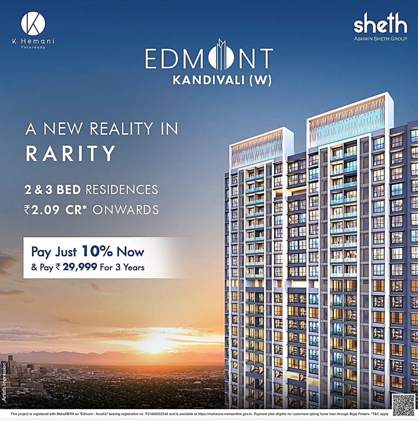 Sheth Edmont, Kandivali West