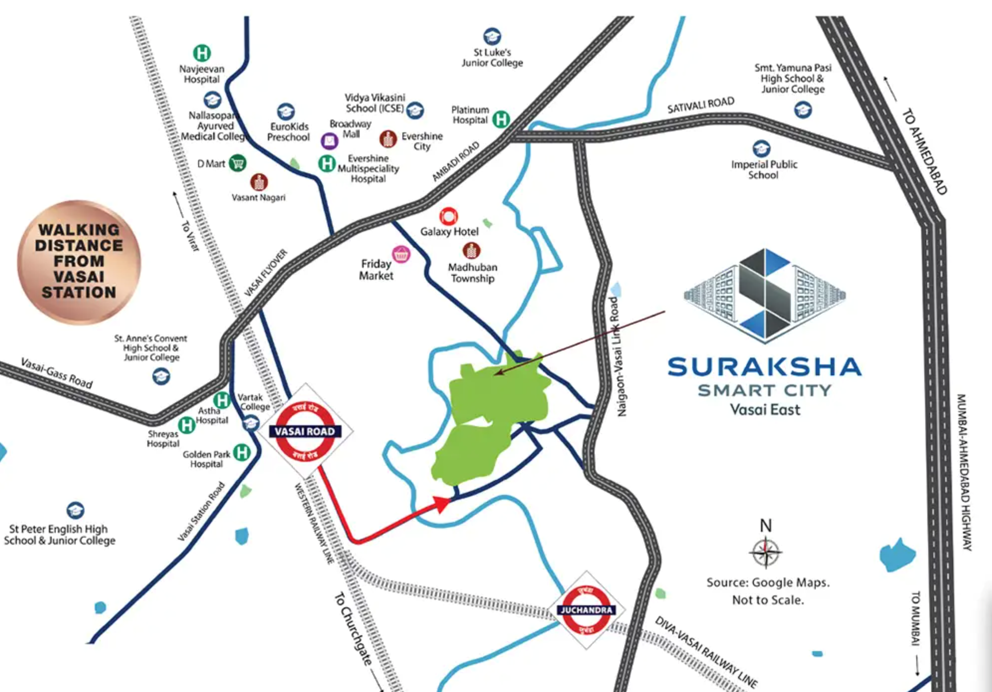Suraksha Smart City, Vasai — floor plan 1