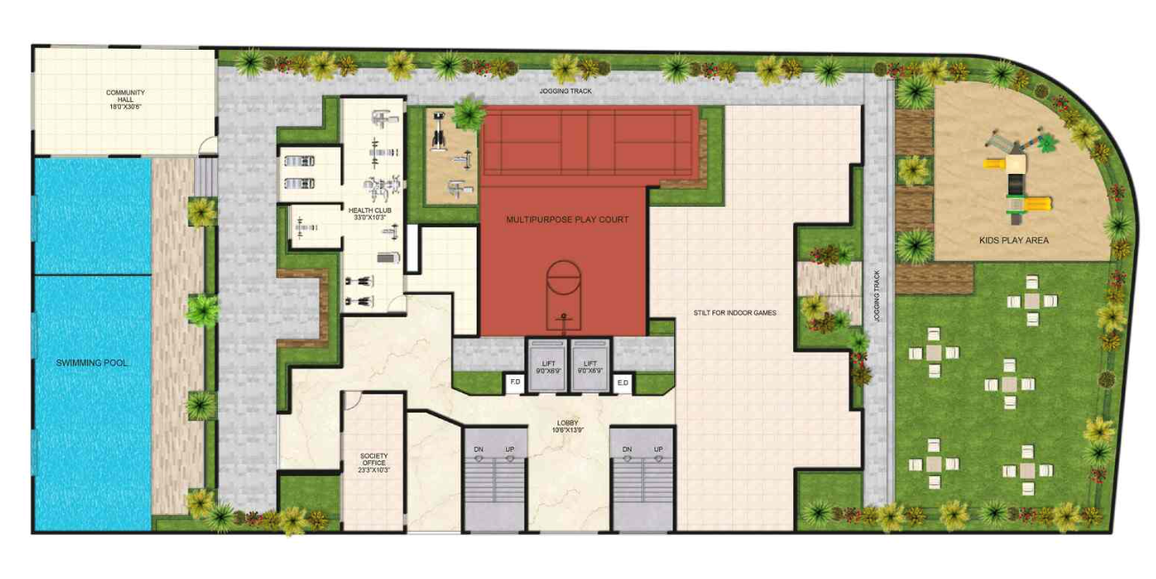 Gami Asters, Ghansoli — floor plan 2