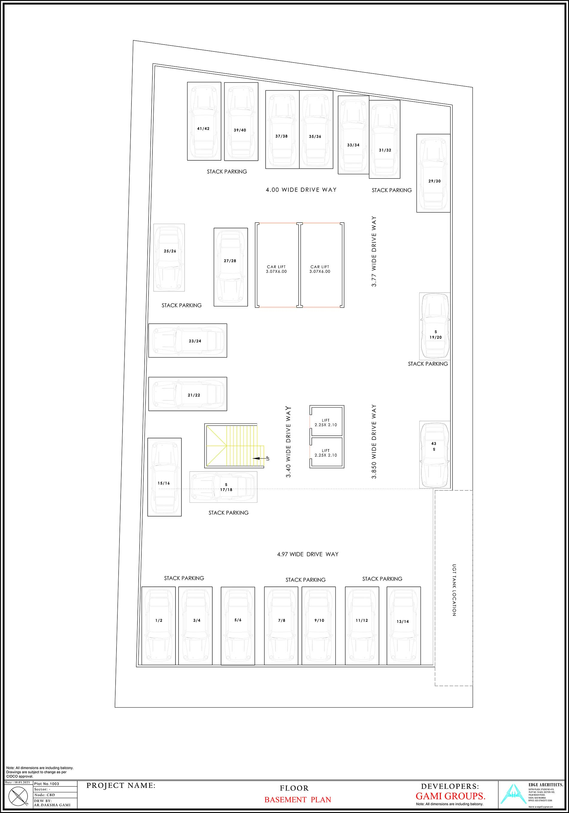 Gami Erica, Belapur — floor plan 1