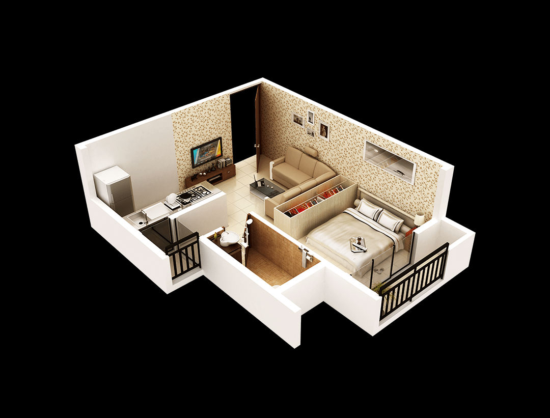 Unimont Aurum, Karjat — floor plan 1