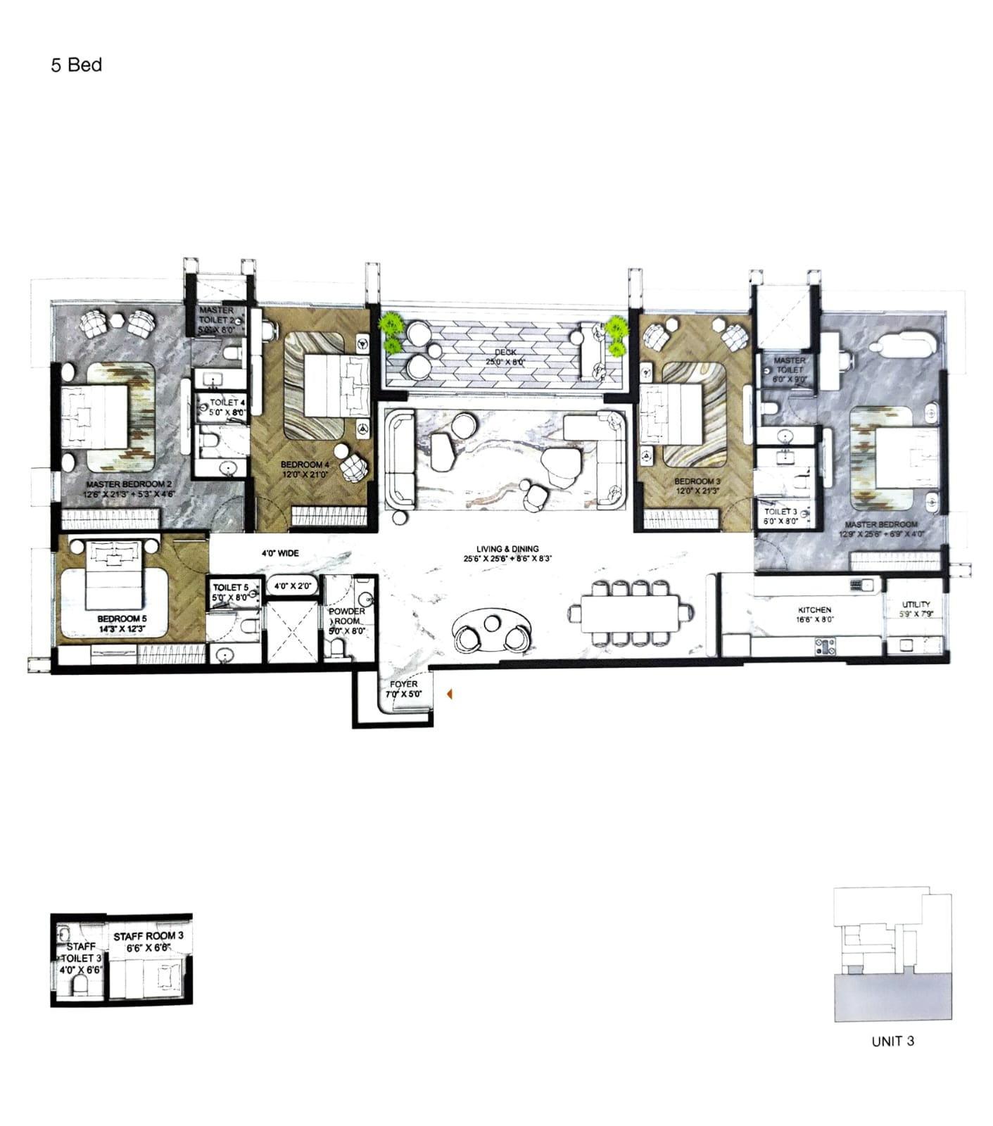 Lodha Marq, Tardeo — floor plan 1