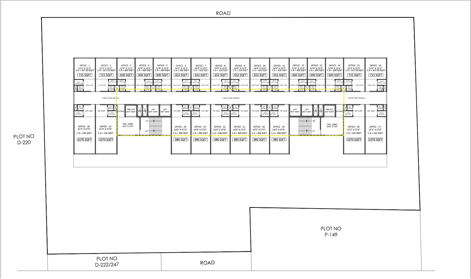 Tescon World Plan I, Nerul — floor plan 1