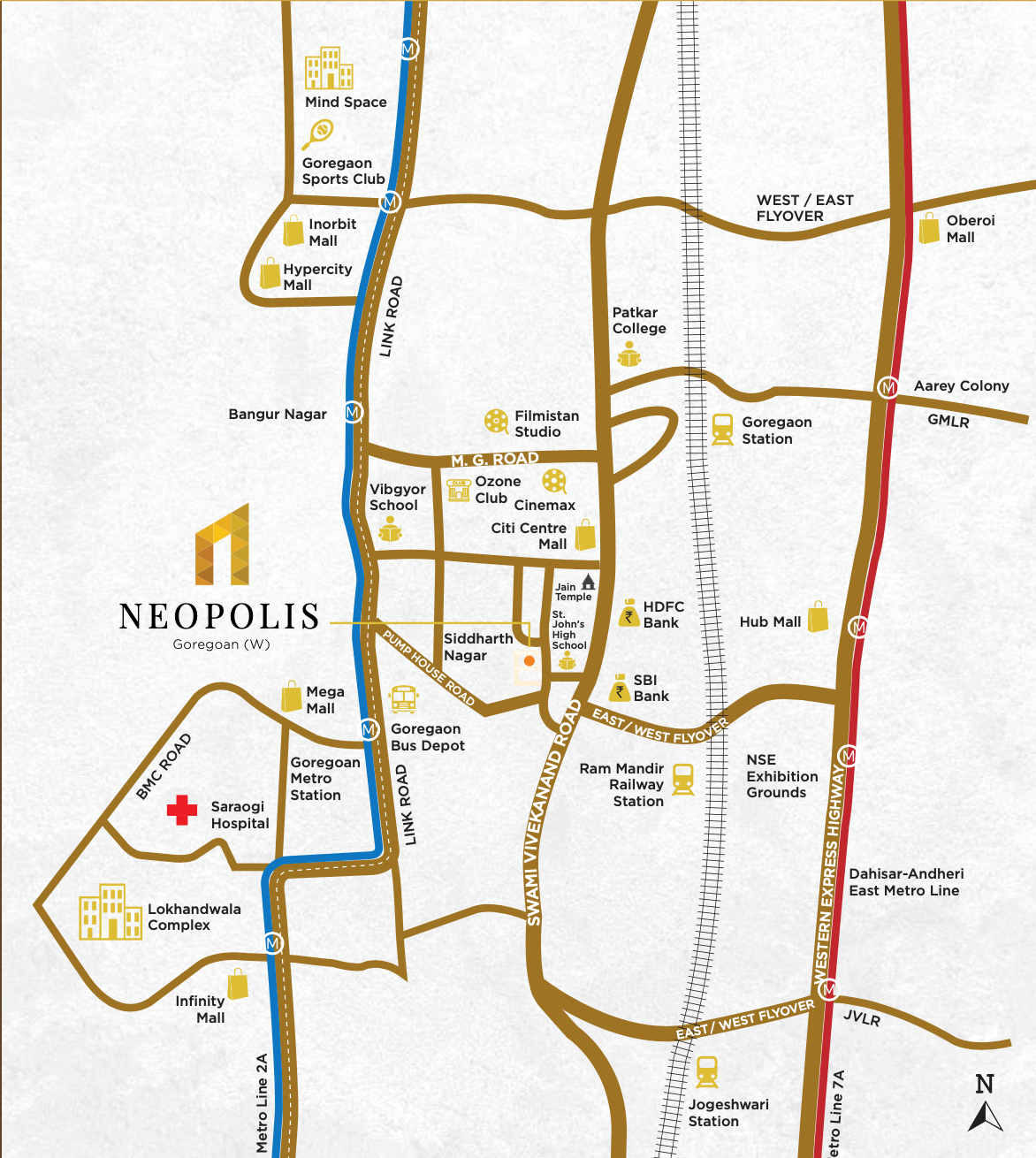 Ekta Neopolis, Goregaon West — floor plan 1