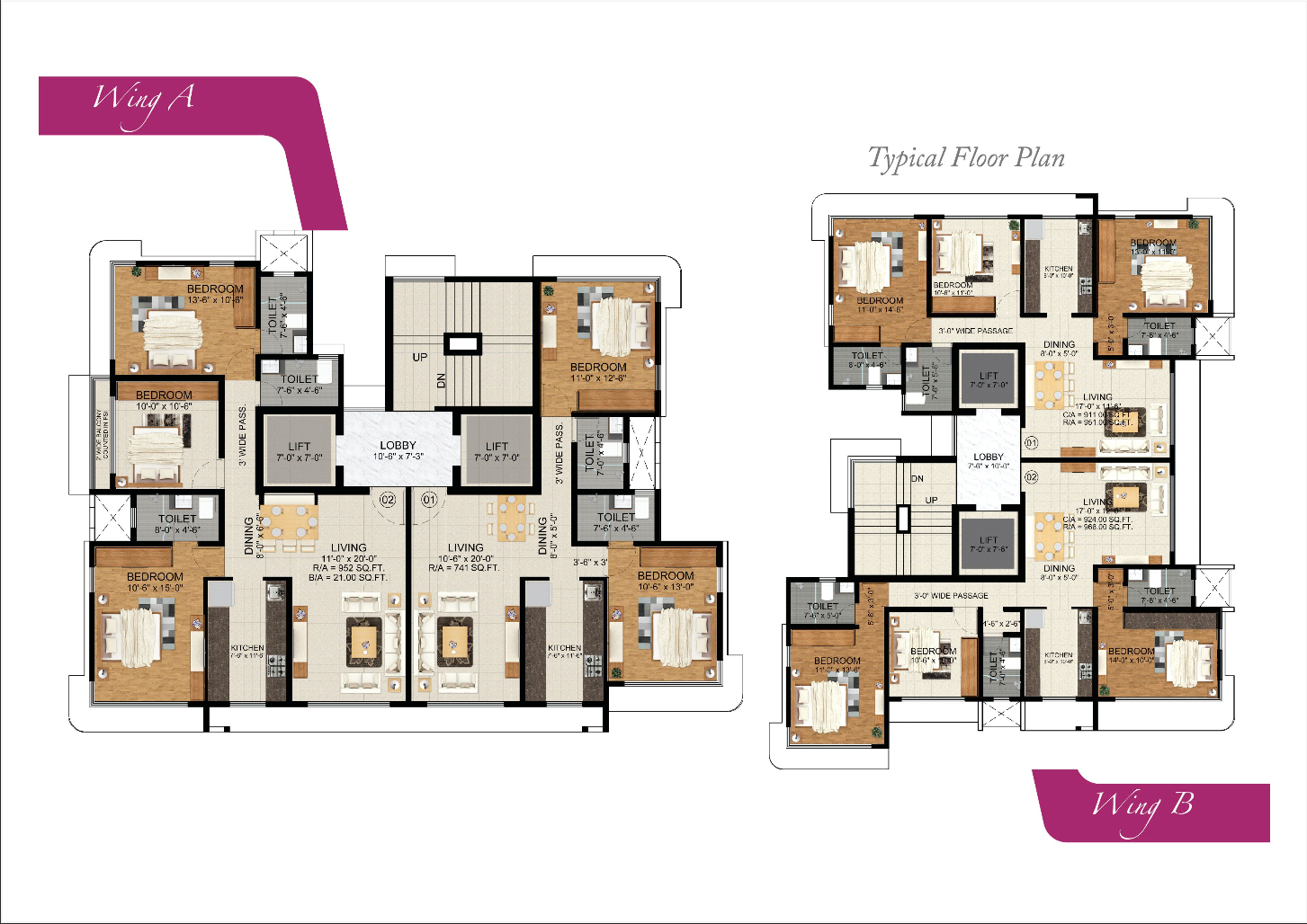 Zee Manubharti, Andheri West — floor plan 1