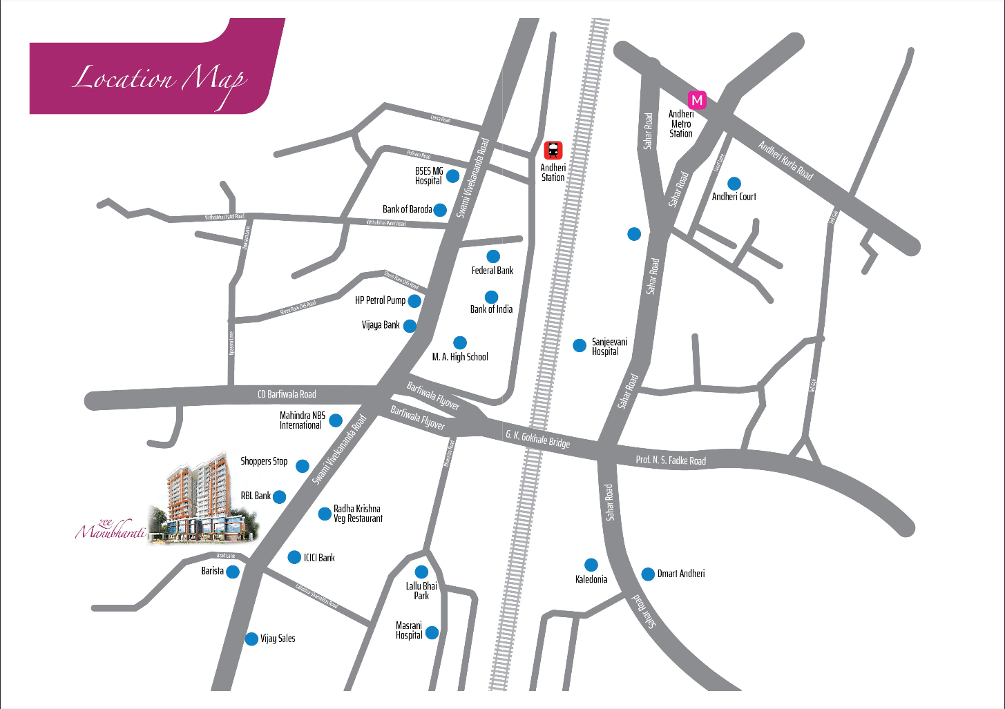 Zee Manubharti, Andheri West — floor plan 2
