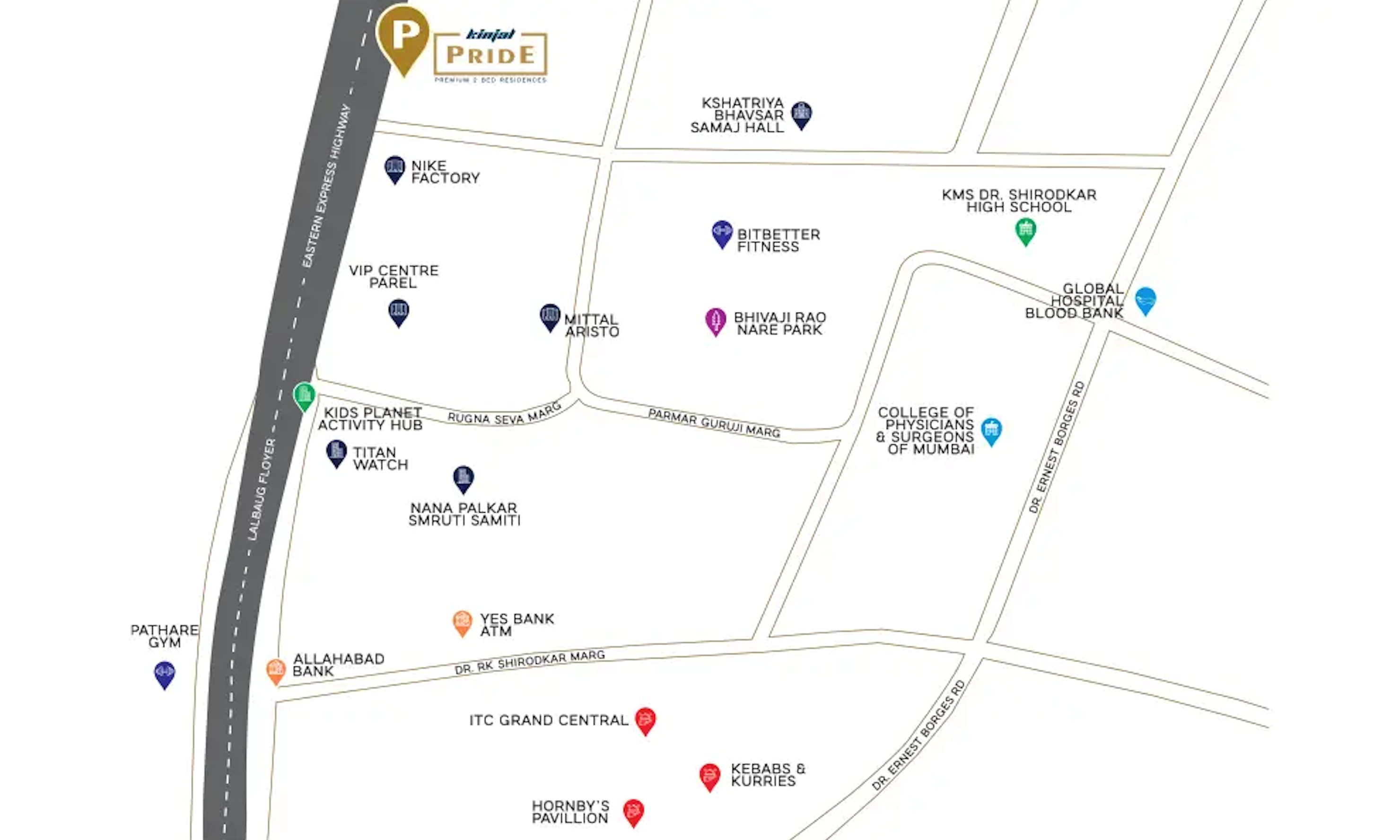 Kinjal Pride, Parel — floor plan 1