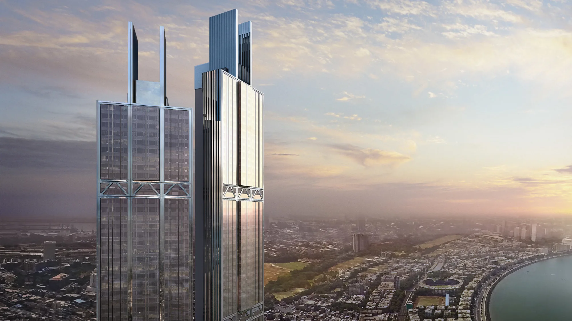 Prestige Ocean Towers - South, Marine Lines