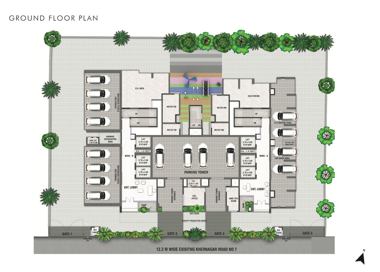 Rustomjee Stella, Bandra East — floor plan 1