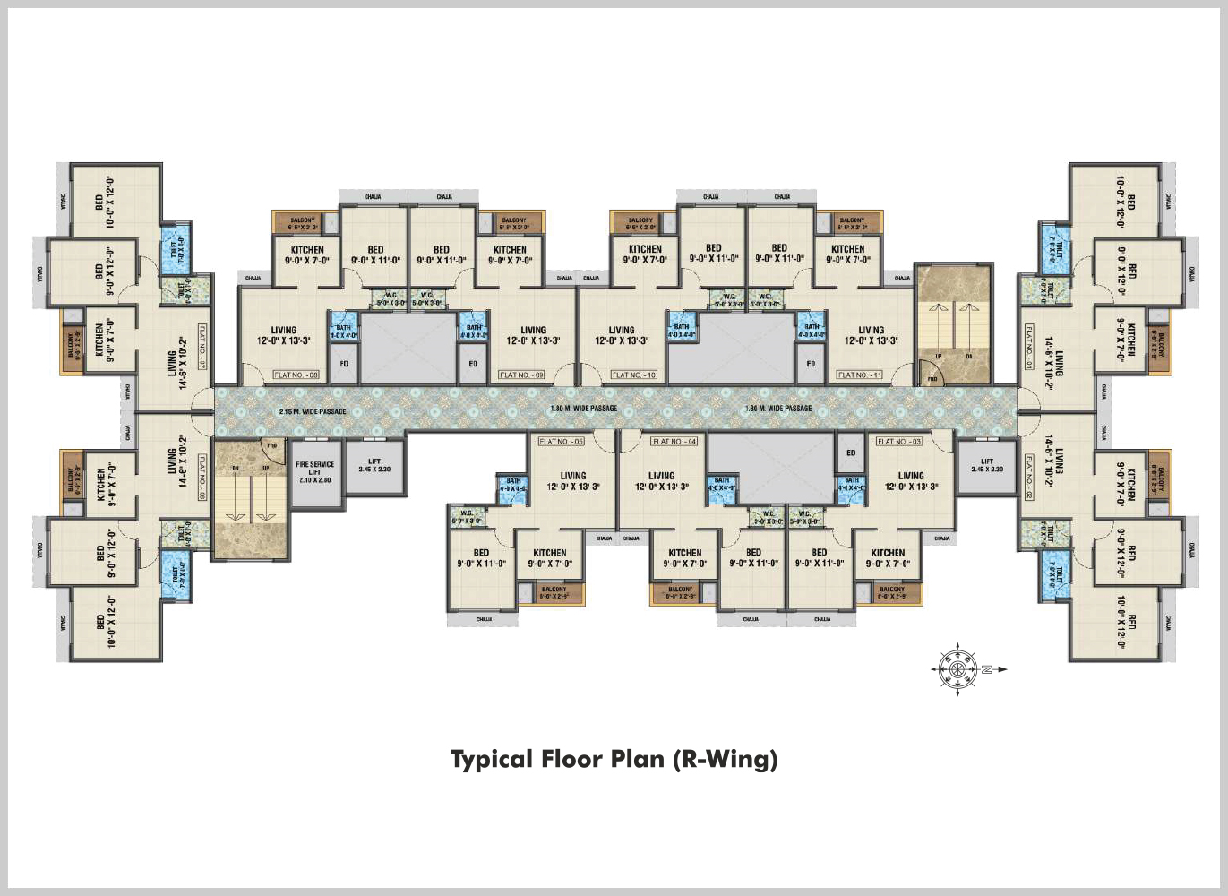 Arihant 5 ANaika, New Panvel — floor plan 1