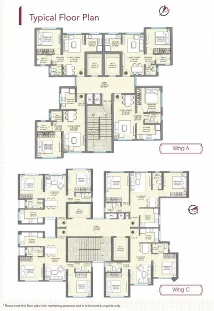 Shikara Heights, Sion — floor plan 1