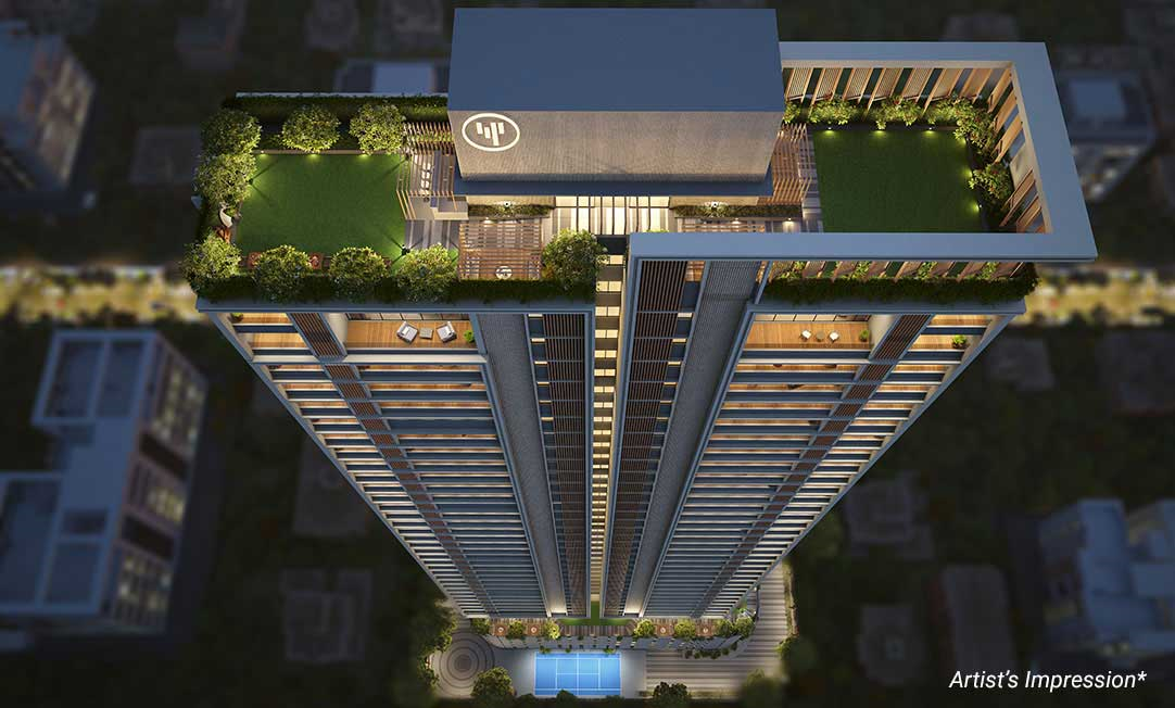 4 BHK Semi-Furnished in Viceroy Prive , Kandivali East