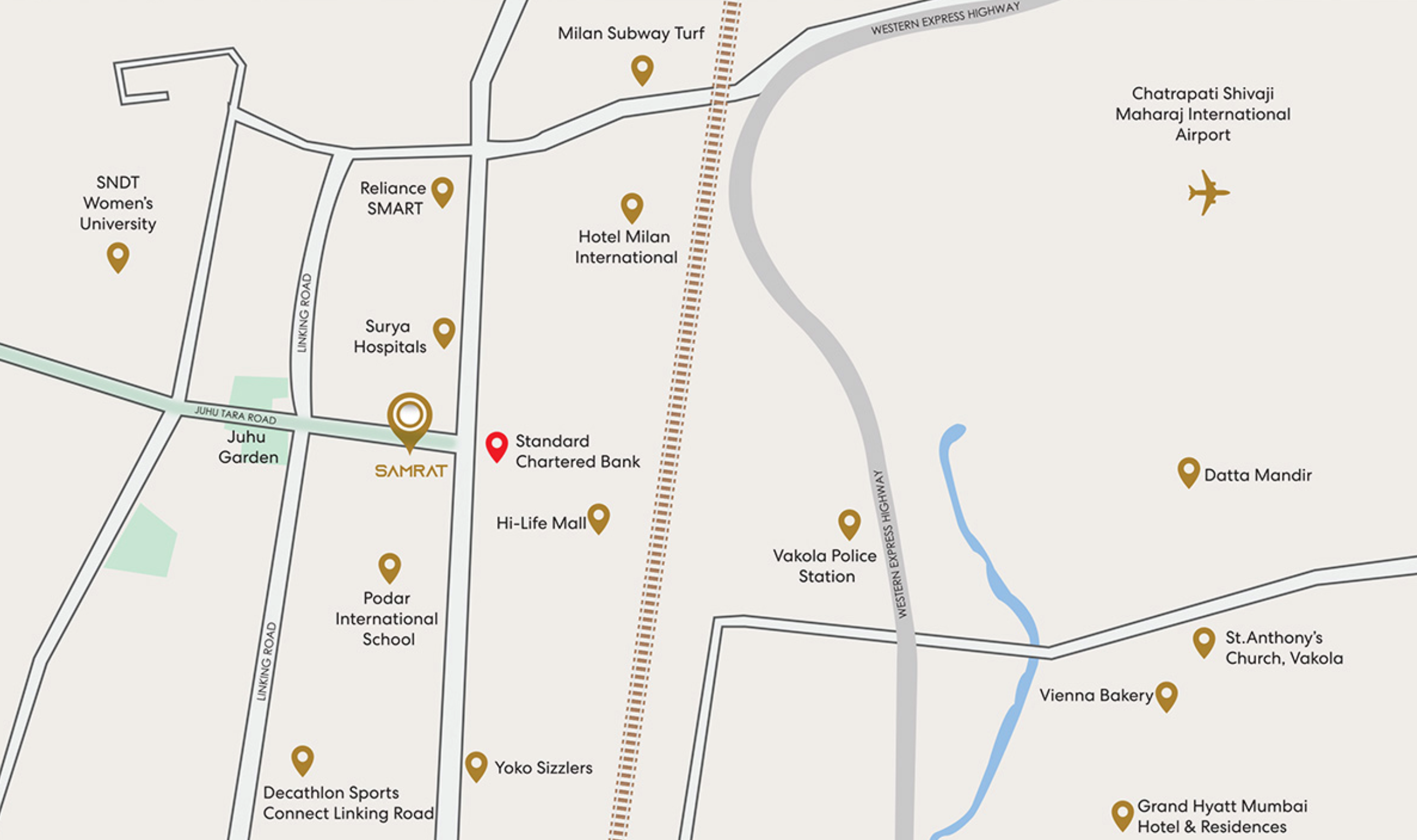 Samrat, Santacruz West — floor plan 1