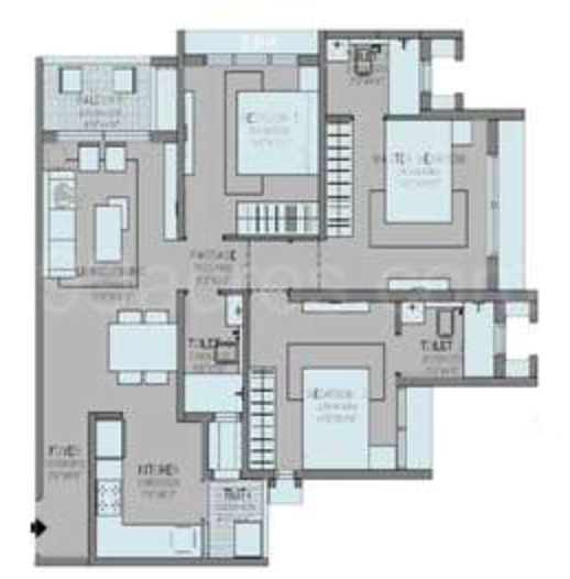 Godrej Vistas, Vikhroli — floor plan 1
