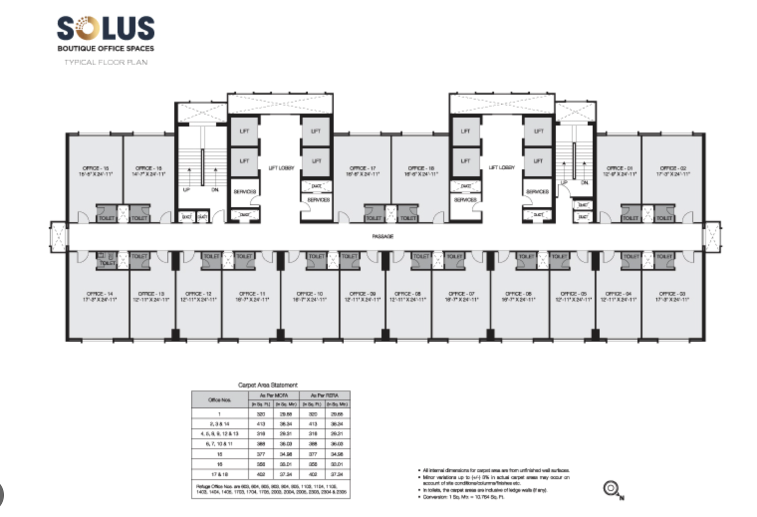 Solus, Thane West — floor plan 1
