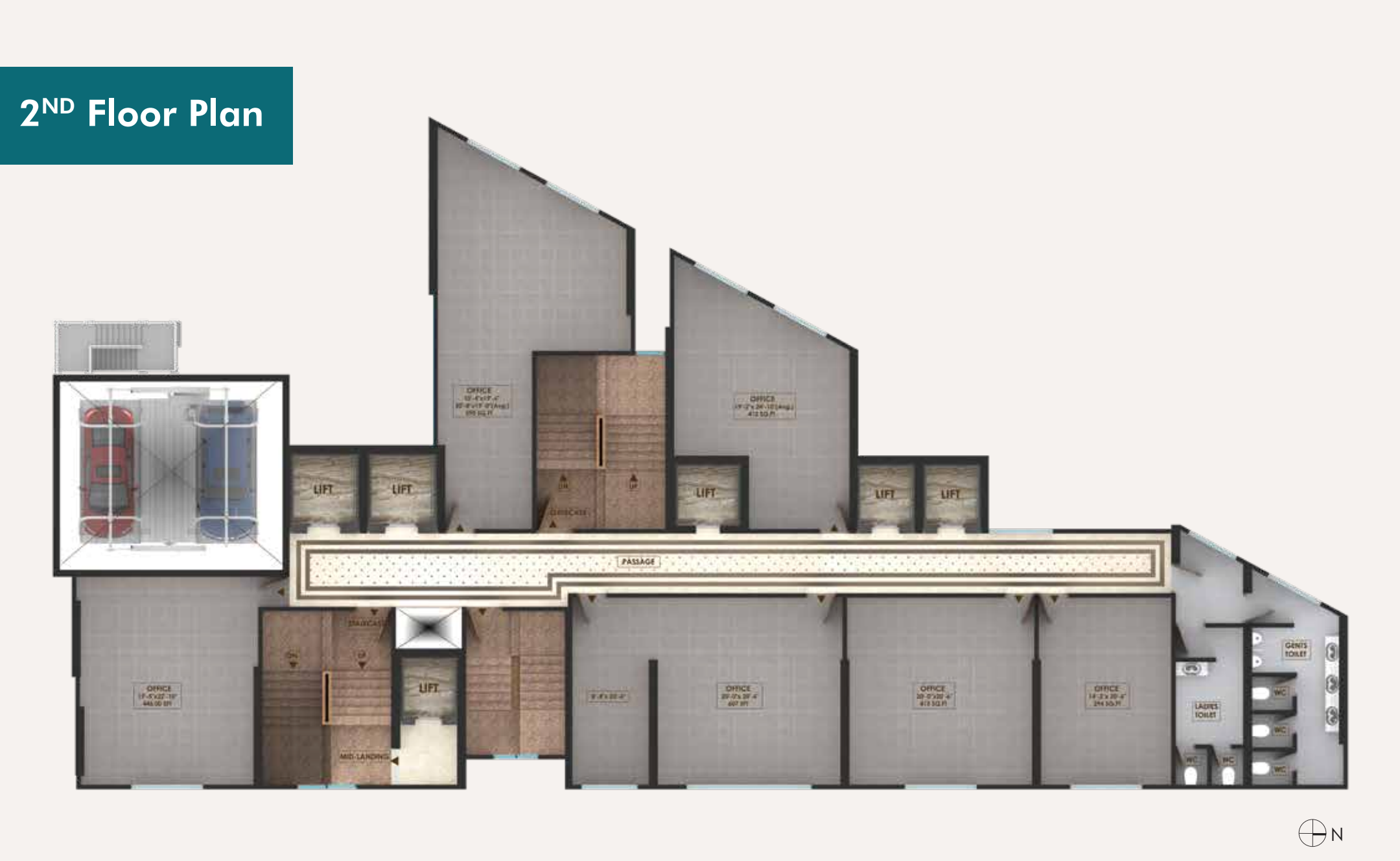Blue Ocean, Mahalaxmi — floor plan 1