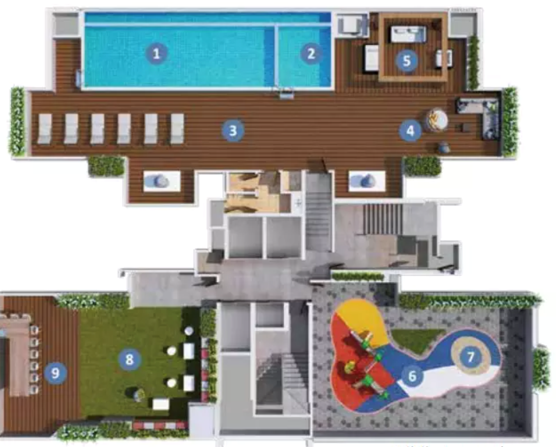 Silver Bay, Bandra West — floor plan 2