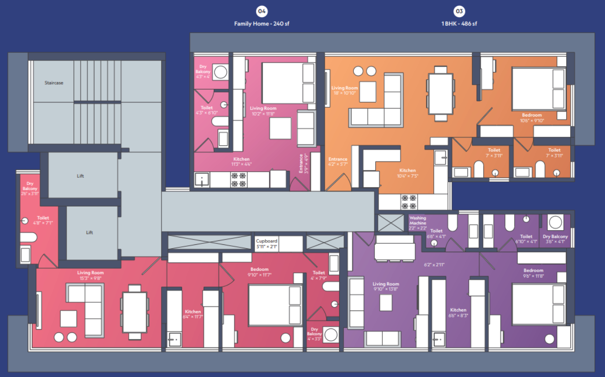 Sunset Gardens, Mulund West — floor plan 2