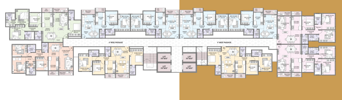 The Midtown, Nalla Sopara — floor plan 2