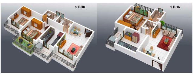 Grand Empire, Bhayandar East — floor plan 1