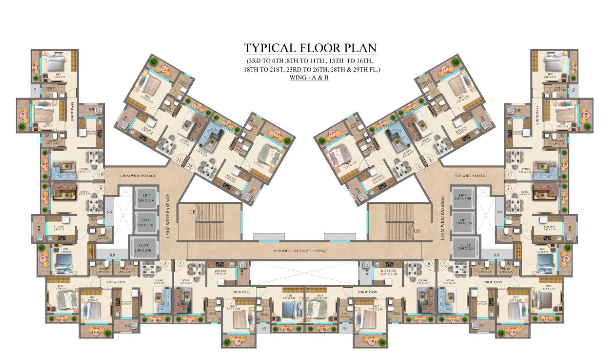 Grand Empire, Bhayandar East — floor plan 2