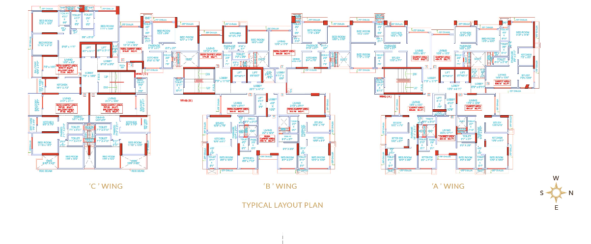 Sangam Veda, Andheri East — floor plan 2
