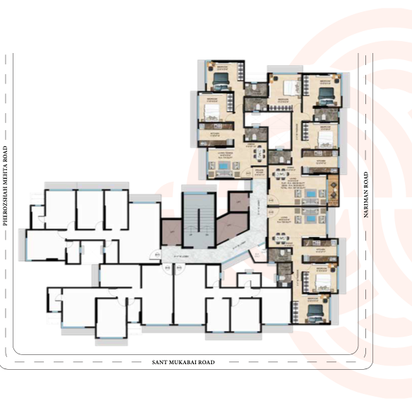 Sayaji Elvira, Vile Parle East — floor plan 2