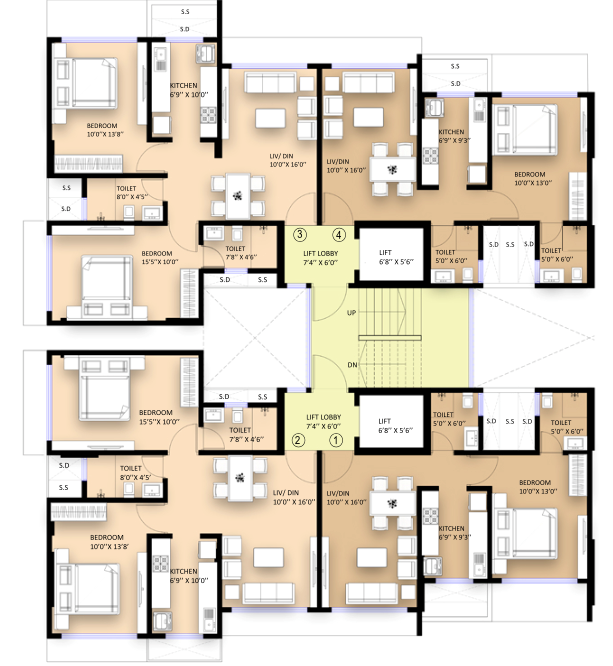 Pramukh Krupa, Mulund West — floor plan 2