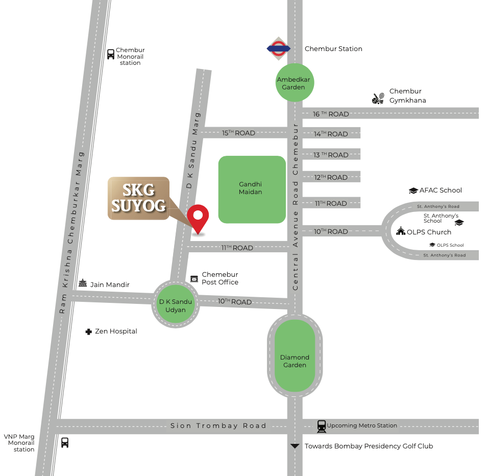 SKG Suyog, Chembur — floor plan 2