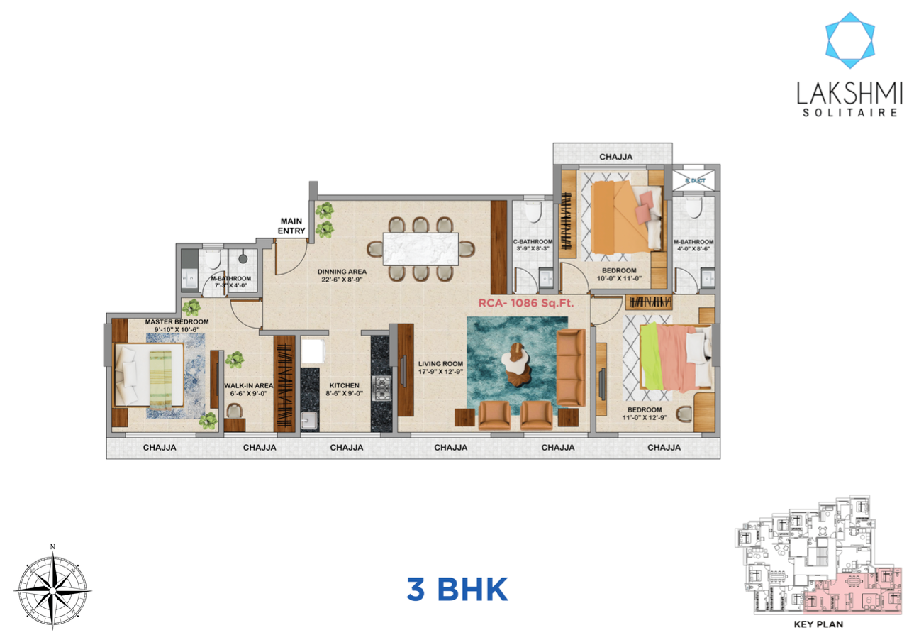 Laxmi Solitaire, Vile Parle East — floor plan 2
