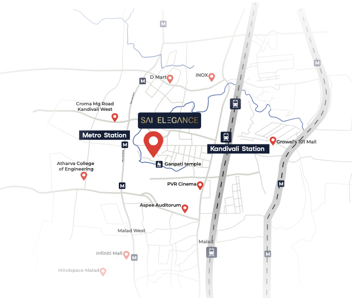 Sai Elegance, Kandivali West — floor plan 2