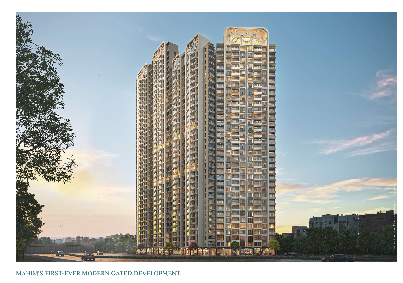 2 BHK Unfurnished in Island Cove , Mahim