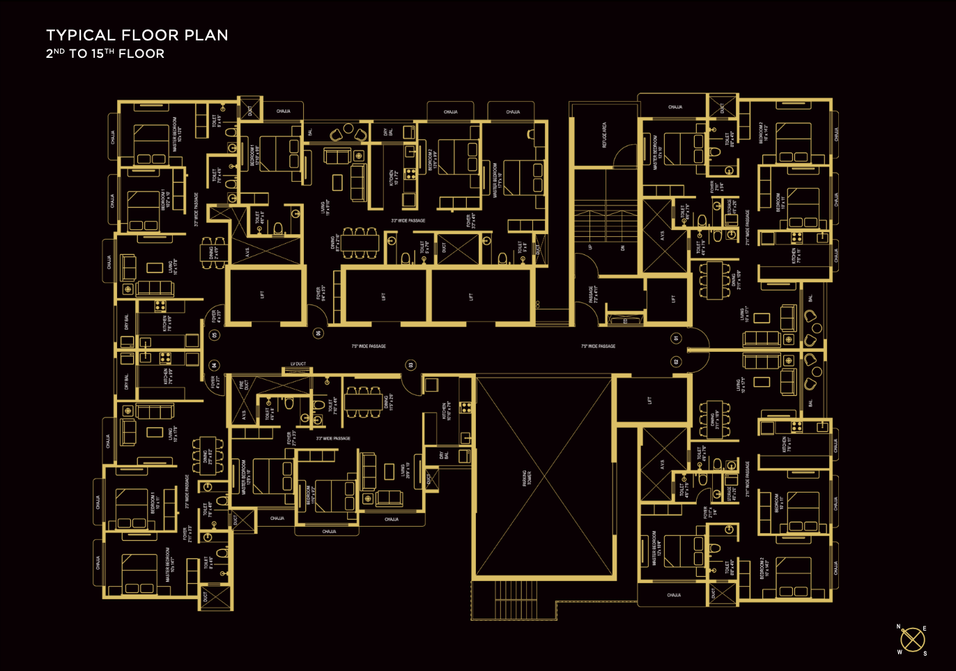 Kabra Tiara, Goregaon East — floor plan 1