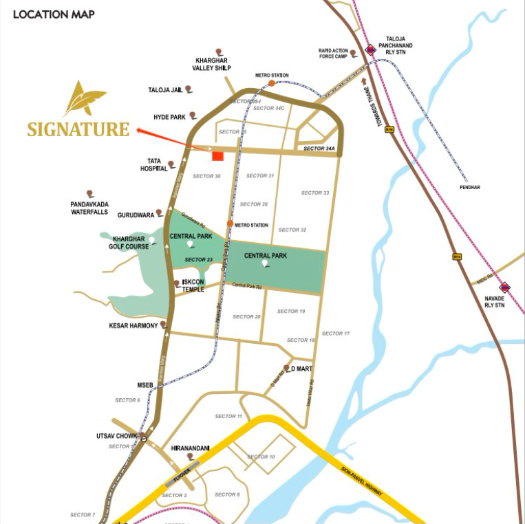 Signature, Kharghar — floor plan 1