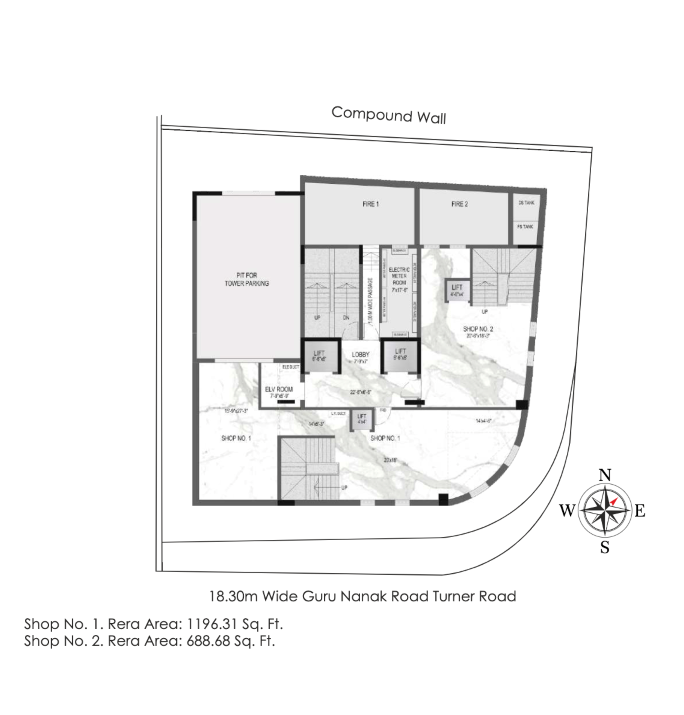 Moti Mahal Apex, Bandra West — floor plan 1
