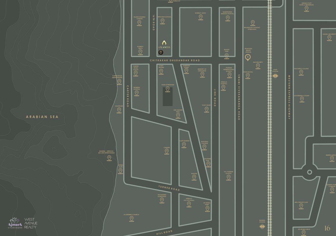 Atlantis Tower, Khar West — floor plan 1