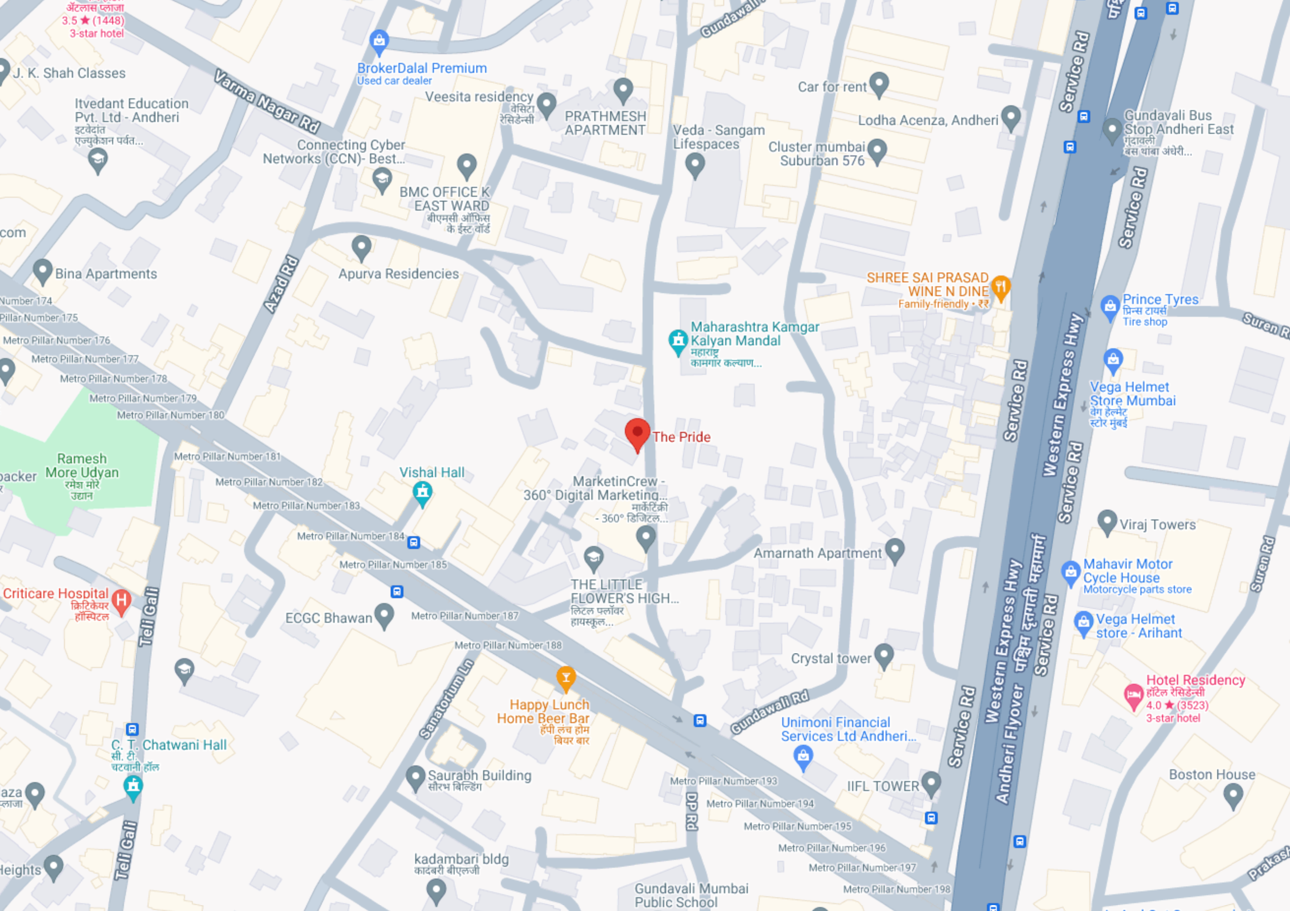 The Pride, Andheri East — floor plan 2