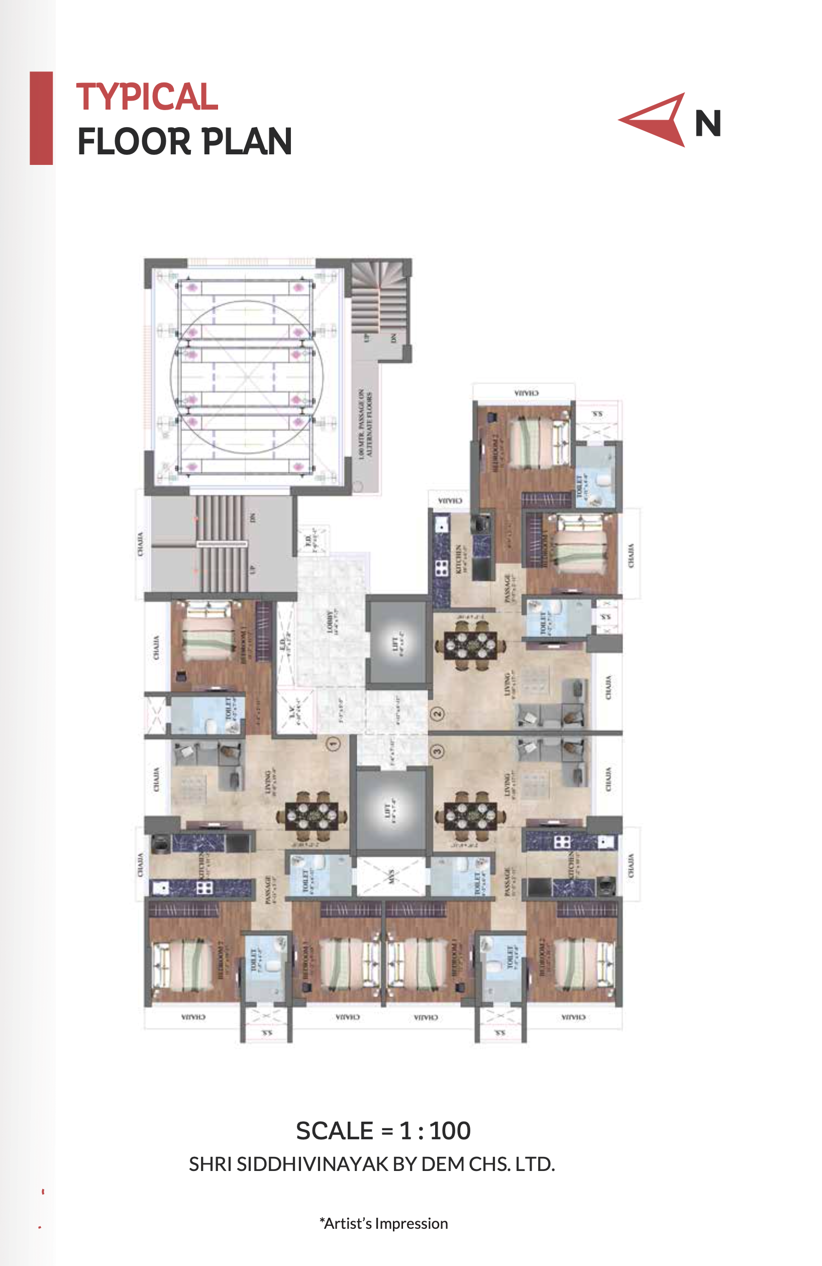 Shri Siddhivinayak, Kandivali West — floor plan 1