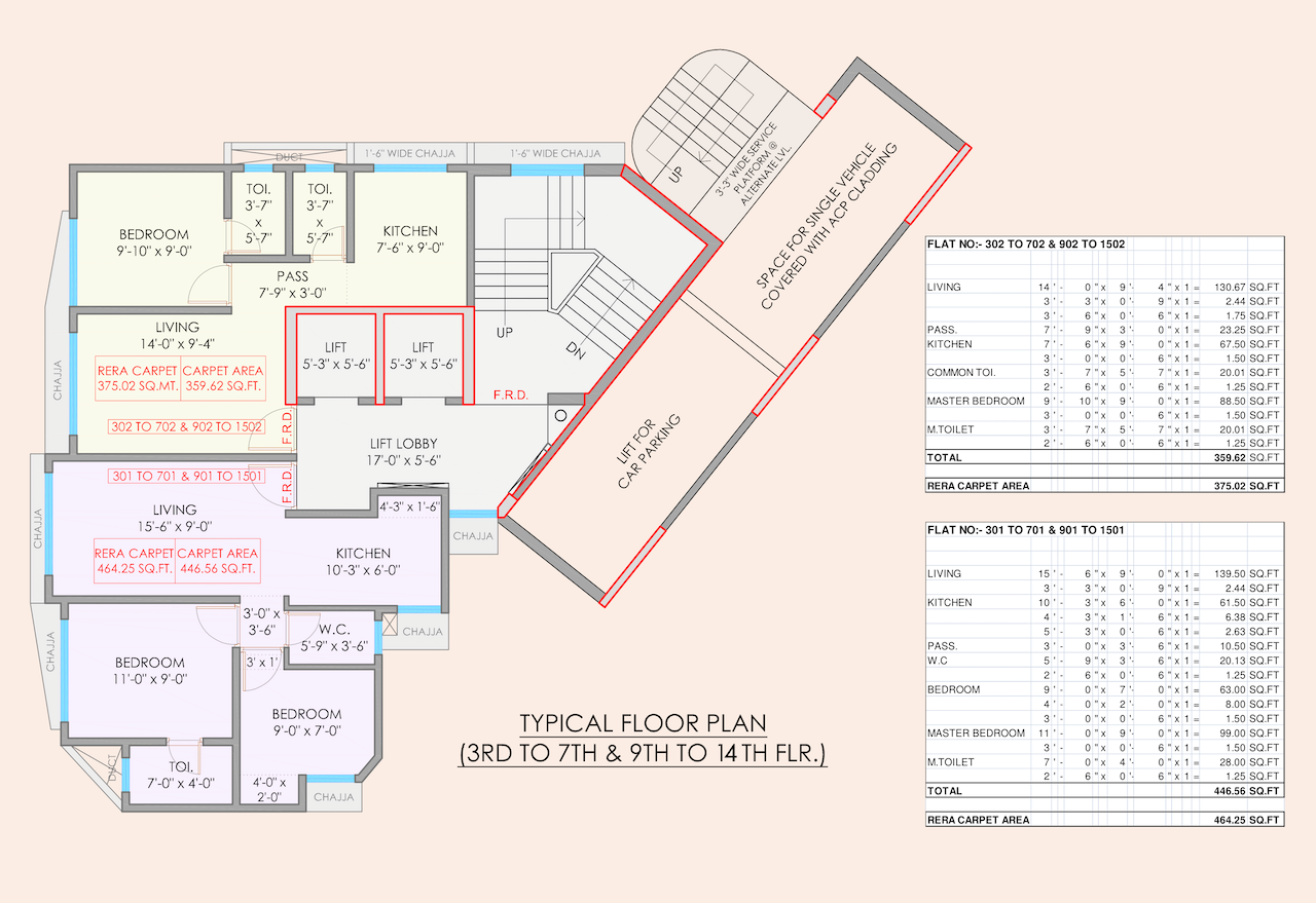 Sana Crystal, Chembur — floor plan 1