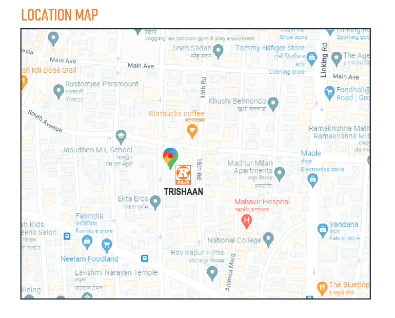 Trishaan, Khar West — floor plan 2