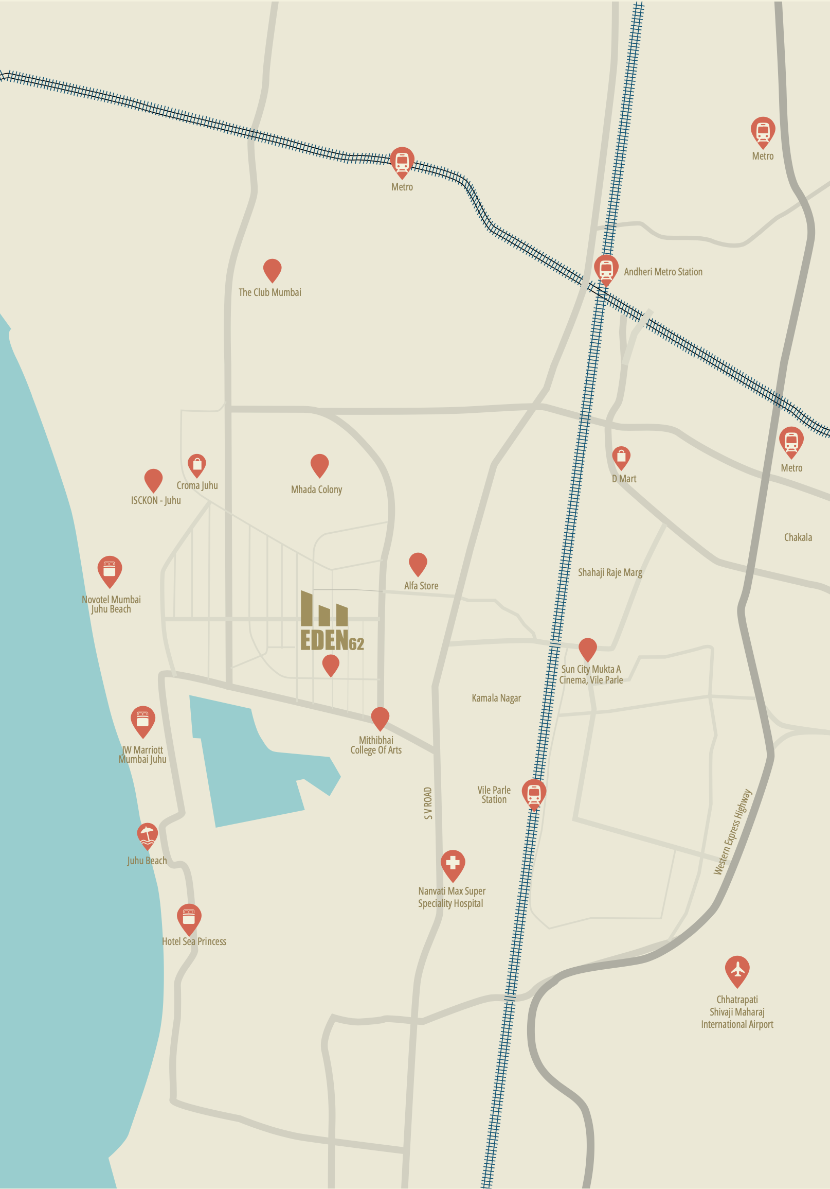 Eden 62, Juhu — floor plan 2