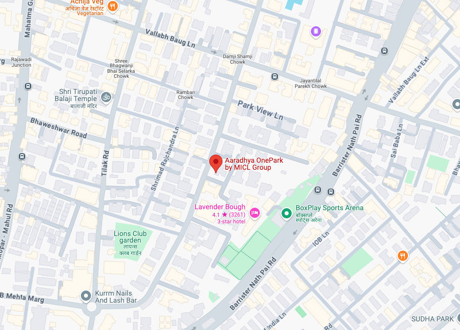 Aaradhya One Park, Ghatkopar East — floor plan 1