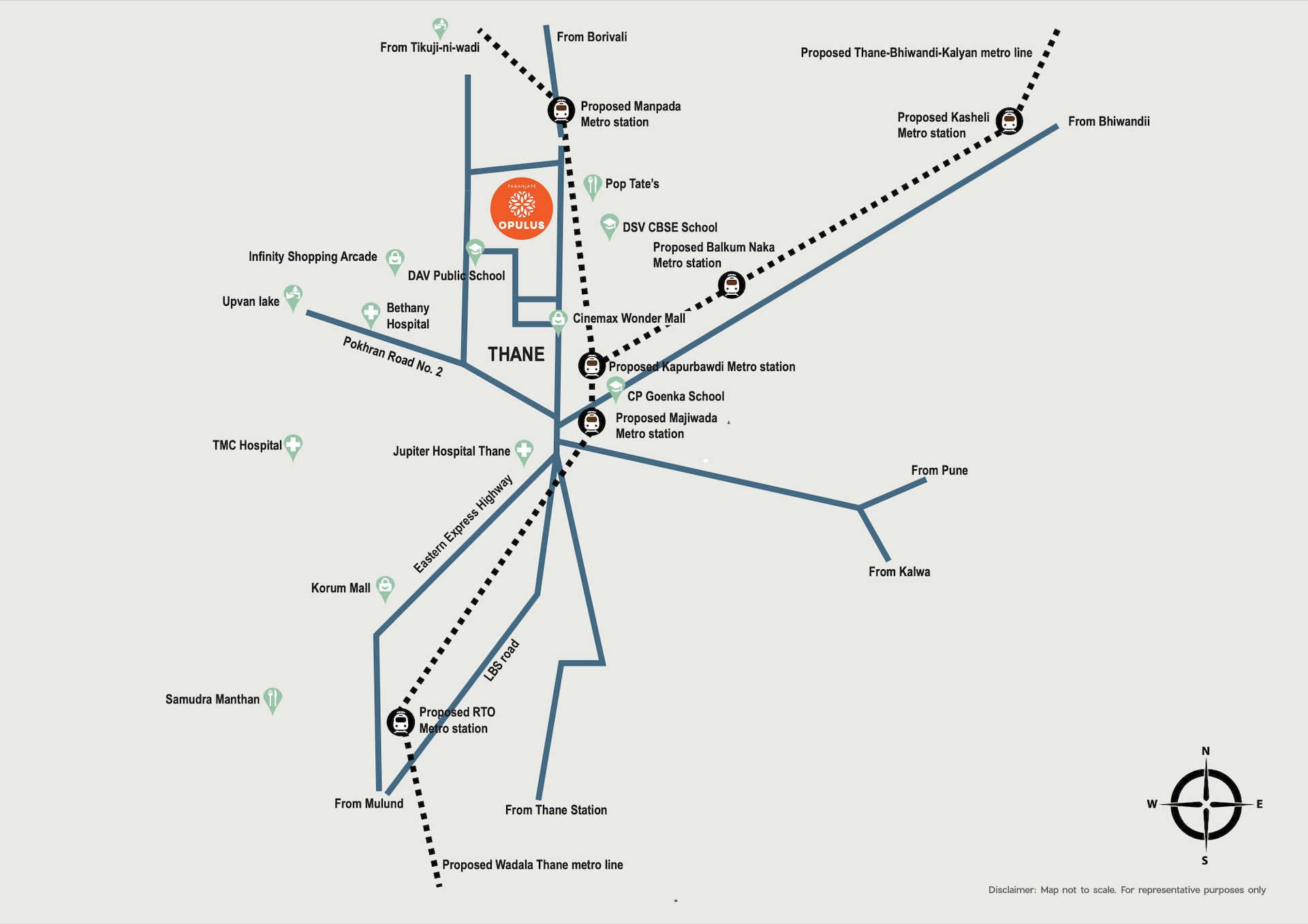 Paranjape Opulus, Thane West — floor plan 2