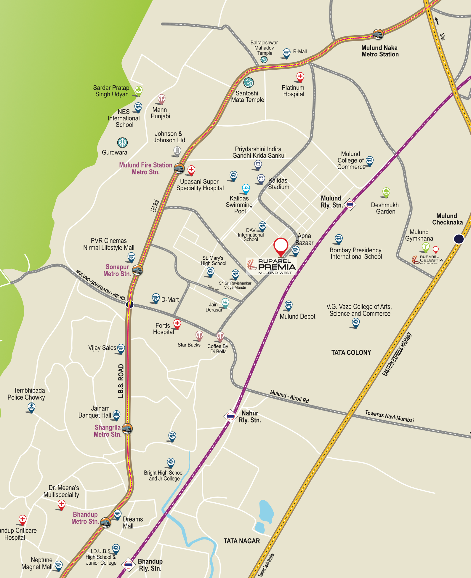 Ruparel Premia, Mulund West — floor plan 2