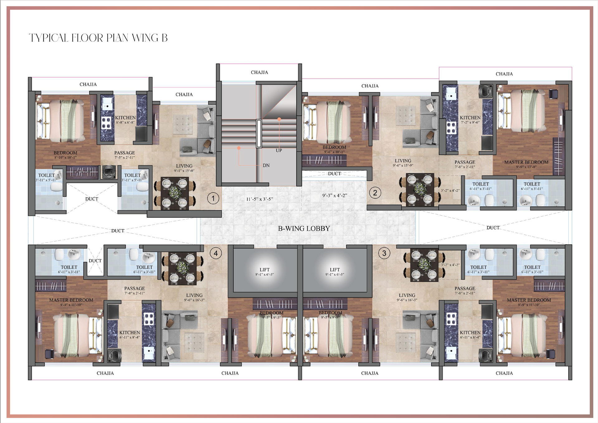 DEM Phoenix, Malad East — floor plan 1