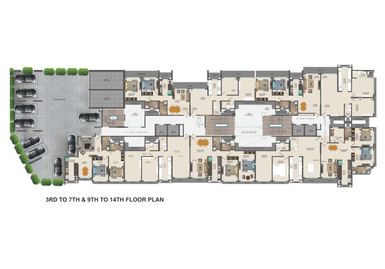 Zynergy, Chembur — floor plan 1