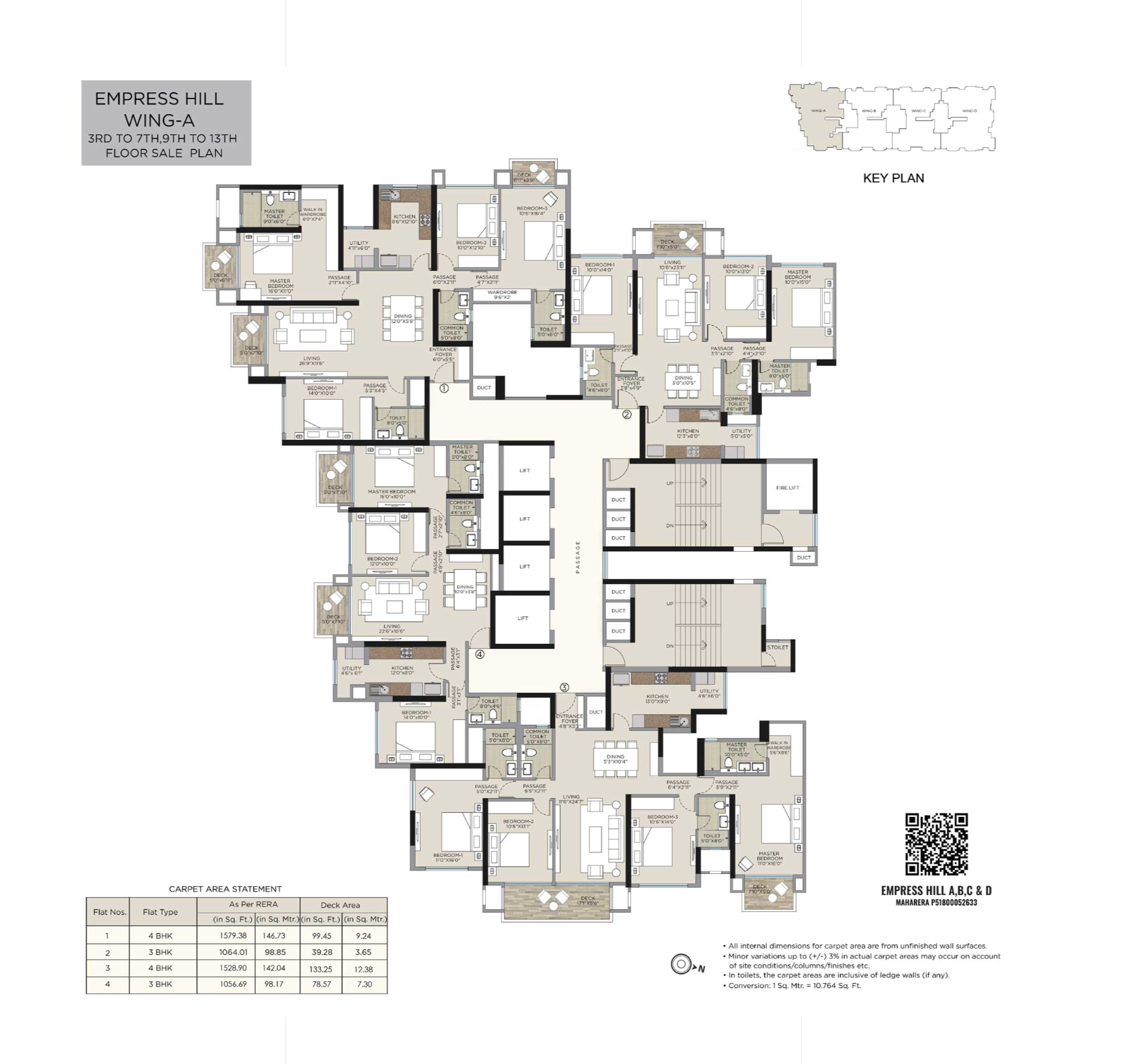 Hiranandani Empress Hill, Powai — floor plan 1