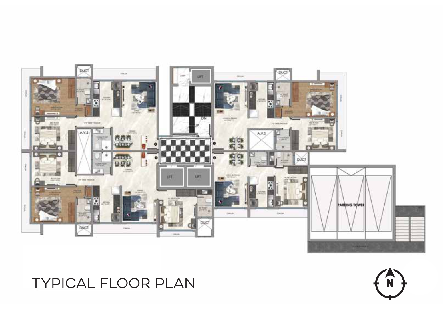 Sanghvi Crystal, Goregaon West — floor plan 1